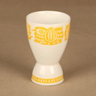 Arabia Kananpoika coblet/egg cup, yellow designer Gunvor Olin-Grönqvist