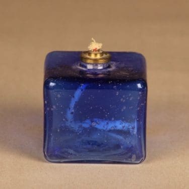 Nuutajärvi Noppa oil lantern, signed designer Kerttu Nurminen