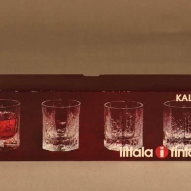 Iittala Kalinka lasi, 13 cl, 4 kpl, suunnittelija Timo Sarpaneva, 13 cl