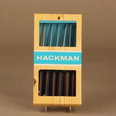 Hackman Lion de Luxe knife 6 pcs designer Bertel Gadberg