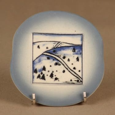 Arabia HLS wall plate Winter designer Heljä Liukko-Sundström