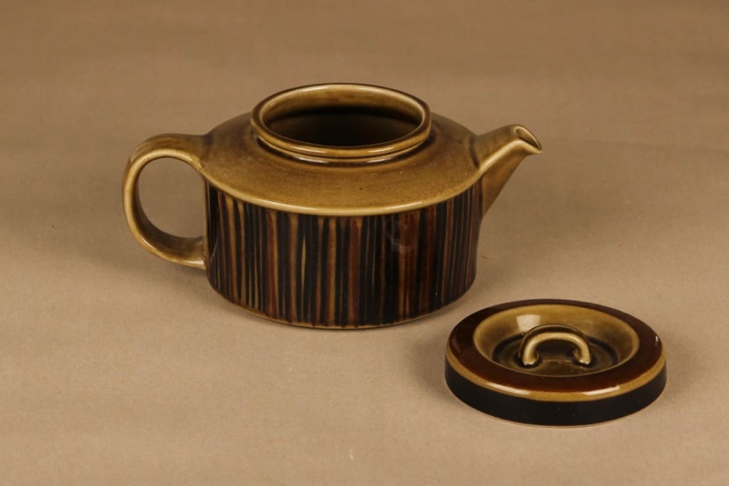 Arabia Kosmos teekaadin, 1.35 l, suunnittelija Gunvor Olin-Grönqvist, 1.35 l, puhalluskoriste kuva 2