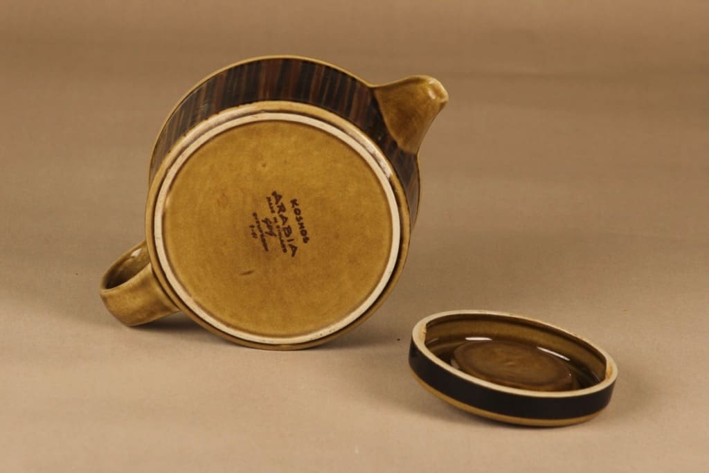 Arabia Kosmos teekaadin, 1.35 l, suunnittelija Gunvor Olin-Grönqvist, 1.35 l, puhalluskoriste kuva 3