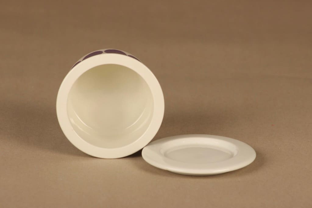 Arabia Pomona Plum jar with lid designer Raija Uosikkinen 2