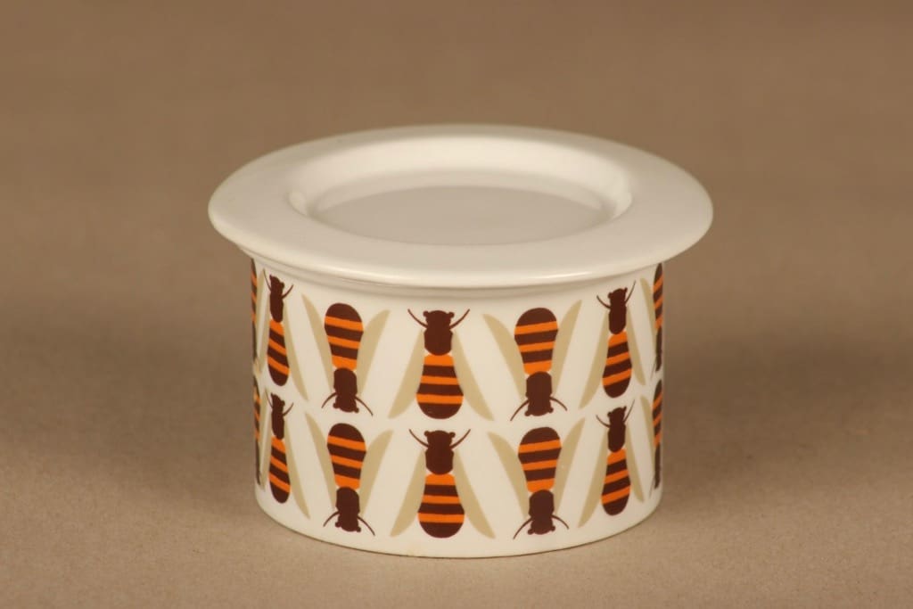 Arabia Pomona Honey jar with lid designer Raija Uosikkinen