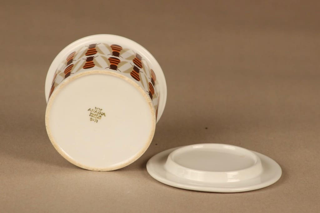 Arabia Pomona Honey jar with lid designer Raija Uosikkinen 3