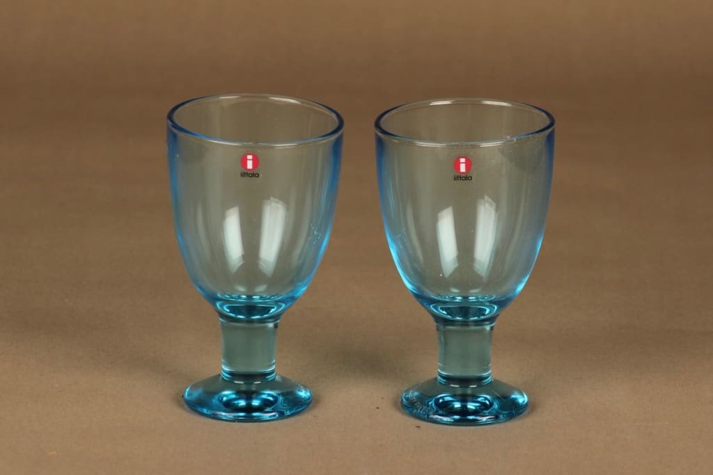 Iittala Verna viinilasi, 22 cl, 2 kpl, suunnittelija Kerttu Nurminen, 22 cl