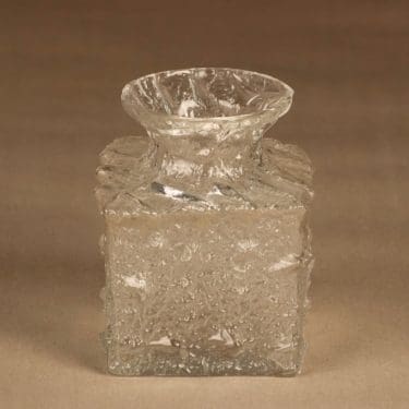 Iittala maljakko, signeerattu, suunnittelija Timo Sarpaneva, signeerattu