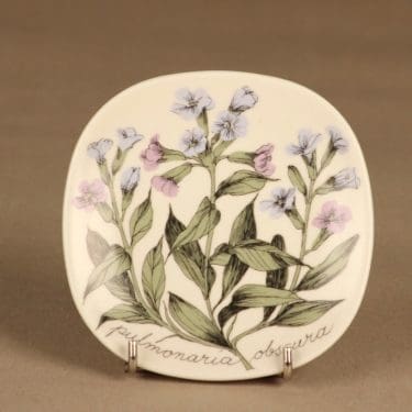 Arabia Botanica wall plate Lung wort designer Esteri Tomula