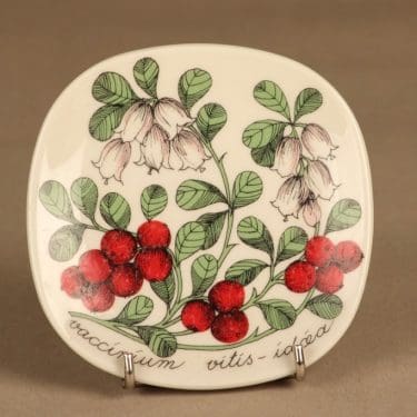 Arabia Botanica wall plate Cowberry designer Esteri Tomula