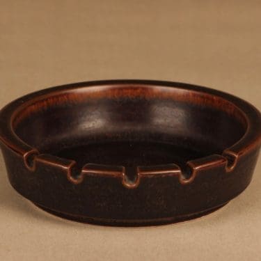 Arabia Ruska ash tray, brown designer Ulla Procope