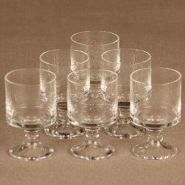Iittala Karelia schnapps glass 3 cl, 6 pcs designer Tapio Wirkkala