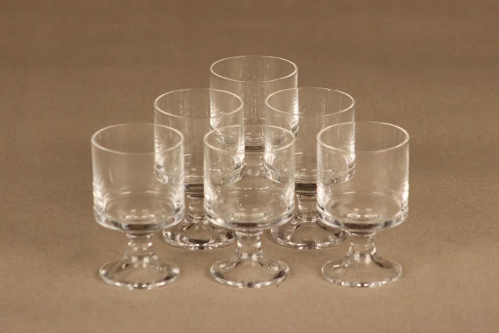 Iittala Karelia schnapps glass 3 cl, 6 pcs designer Tapio Wirkkala