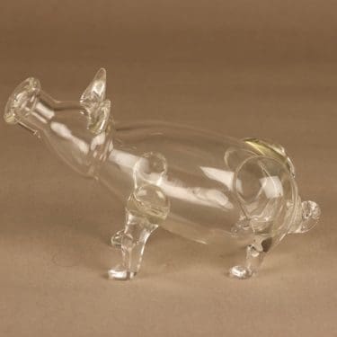 Kumela 746 vodka pig caraffe, clear designer unknown