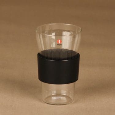 Iittala HotCool lasi musta suunnittelija Björn Dahlström