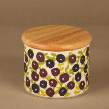 Arabia Mustikka kitchen jar, Seasonal product 2010 designer Minna Immonen
