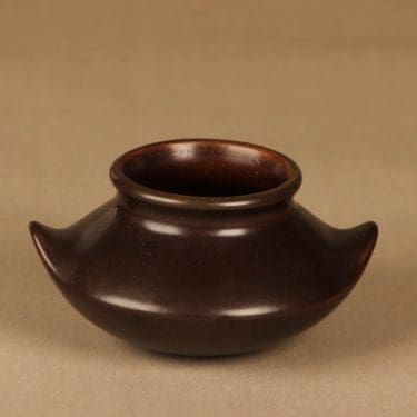 Arabia Ruska vase, brown designer Ulla Procope