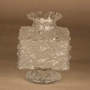Iittala Crassus maljakko, signeerattu, suunnittelija Tapio Wirkkala, signeerattu