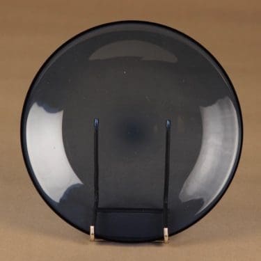 Iittala I-lasi tarjoilulautanen, sininen, suunnittelija Timo Sarpaneva,