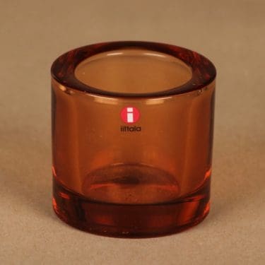 Iittala Kivi candle lantern, rio brown designer Heikki Orvola