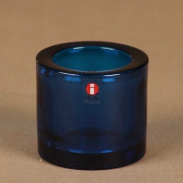 Iittala Kivi  tuikkulyhty, turkoosi, suunnittelija Heikki Orvola,