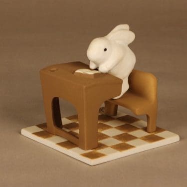 Arabia figure Pupil, signed designer Heljä Liukko-Sundström