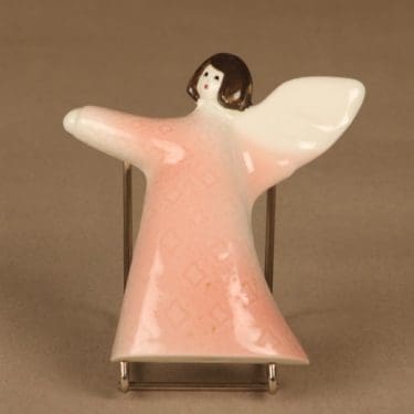 Arabia HLS wall decorative Angel pink designer Heljä Liukko-Sundström