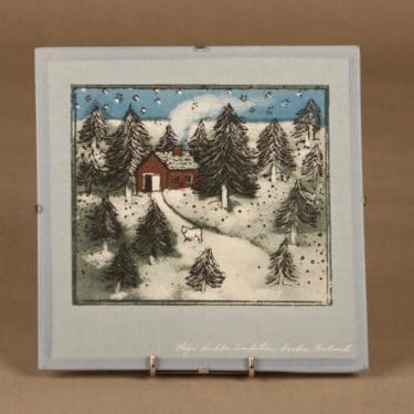 Arabia HLS wall plate Cottage designer Heljä Liukko-Sundström