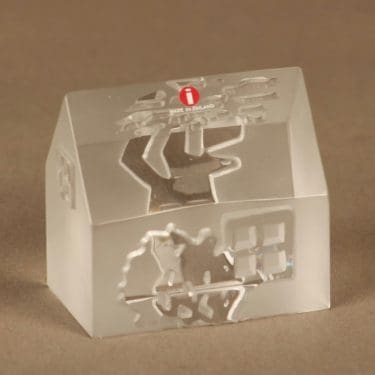 Nuutajärvi Iittala Village art glass signed designer Jorma Vennola