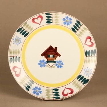 Arabia Pirtti lautanen, 26 cm, suunnittelija Svea Granlund, 26 cm