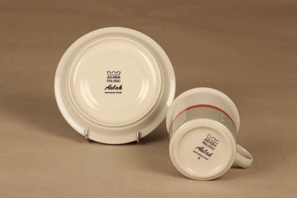 Arabia Aslak cacao cup and plates (2) designer Inkeri Leivo 4