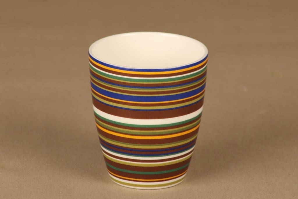 Iittala Origo muki, 0,25 l, suunnittelija Alfredo Häberli, 0,25 l, raitakoriste