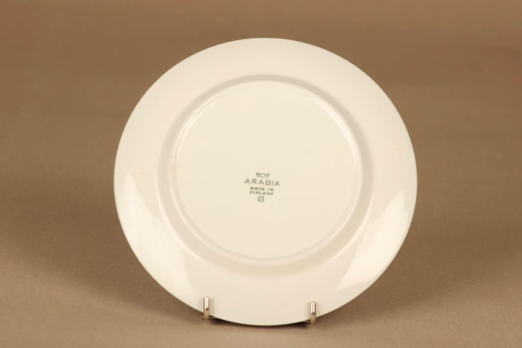 Arabia Sotka lautanen, 17.5 cm, suunnittelija Raija Uosikkinen, 17.5 cm, käsinmaalattu kuva 3