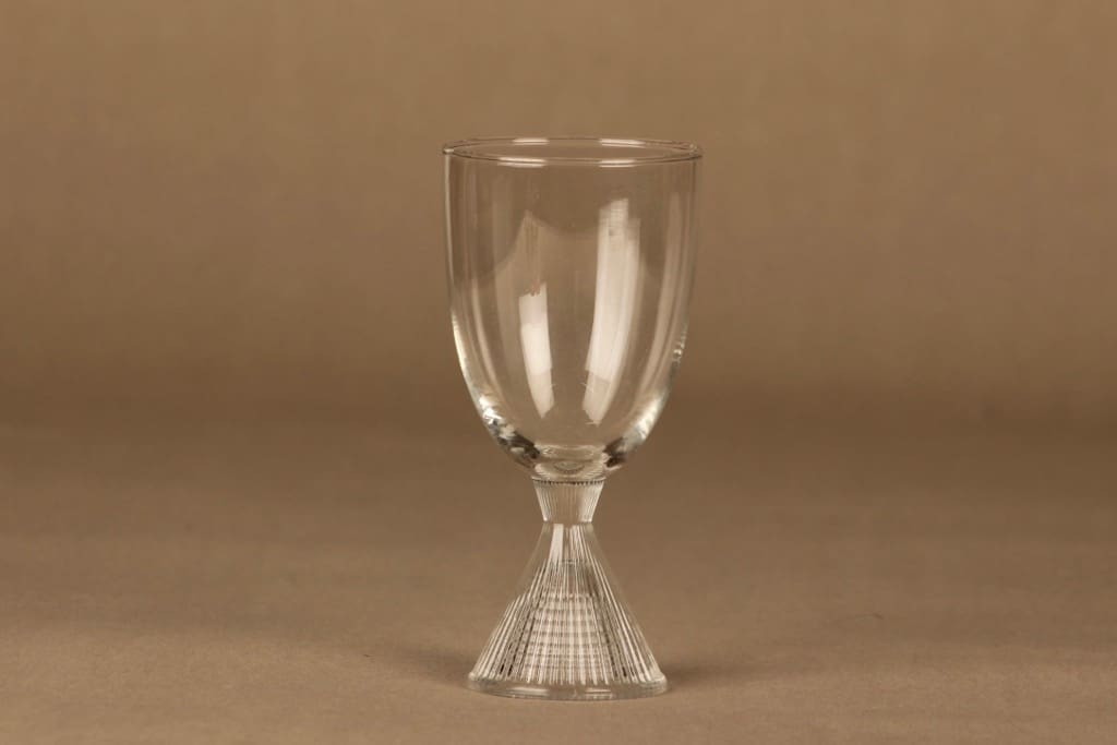 Iittala Briljant white wine glass designer Tapio Wirkkala