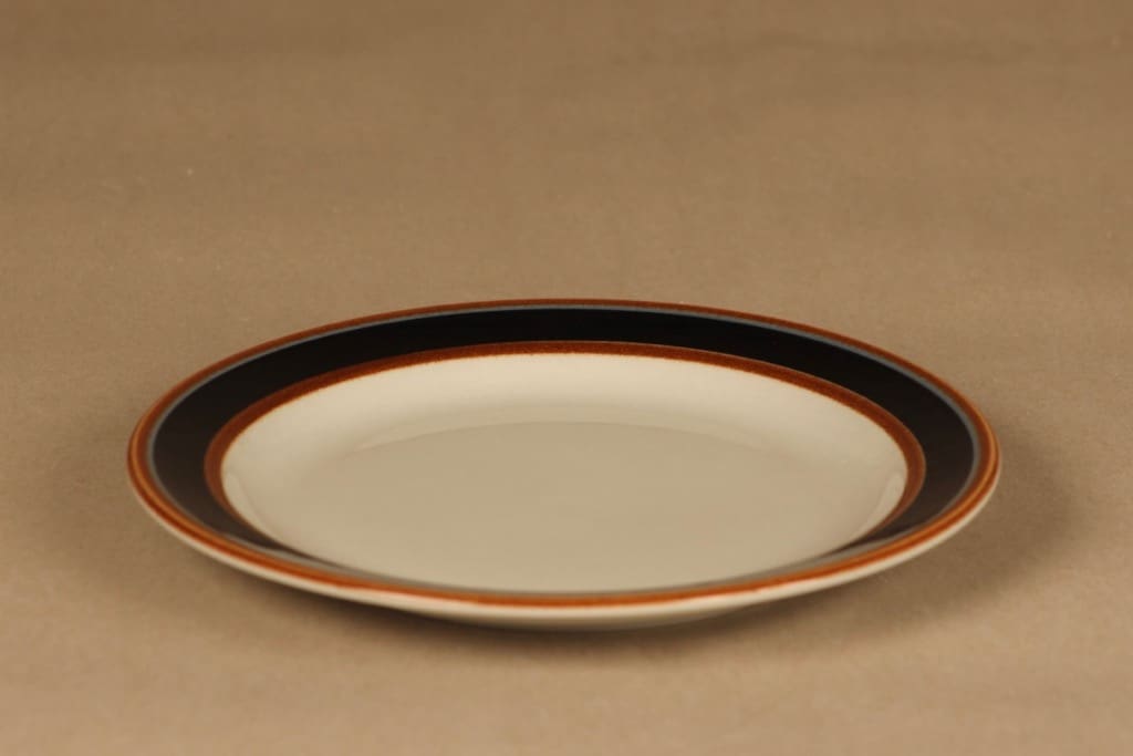 Arabia Taika lautanen, 20 cm, suunnittelija Inkeri Seppälä, 20 cm, raitakoriste kuva 2