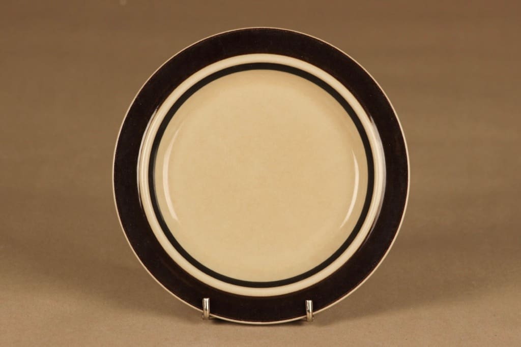 Arabia Ruija lautanen, 20 cm, 6 kpl, suunnittelija Raija Uosikkinen, 20 cm, raitakoriste kuva 2