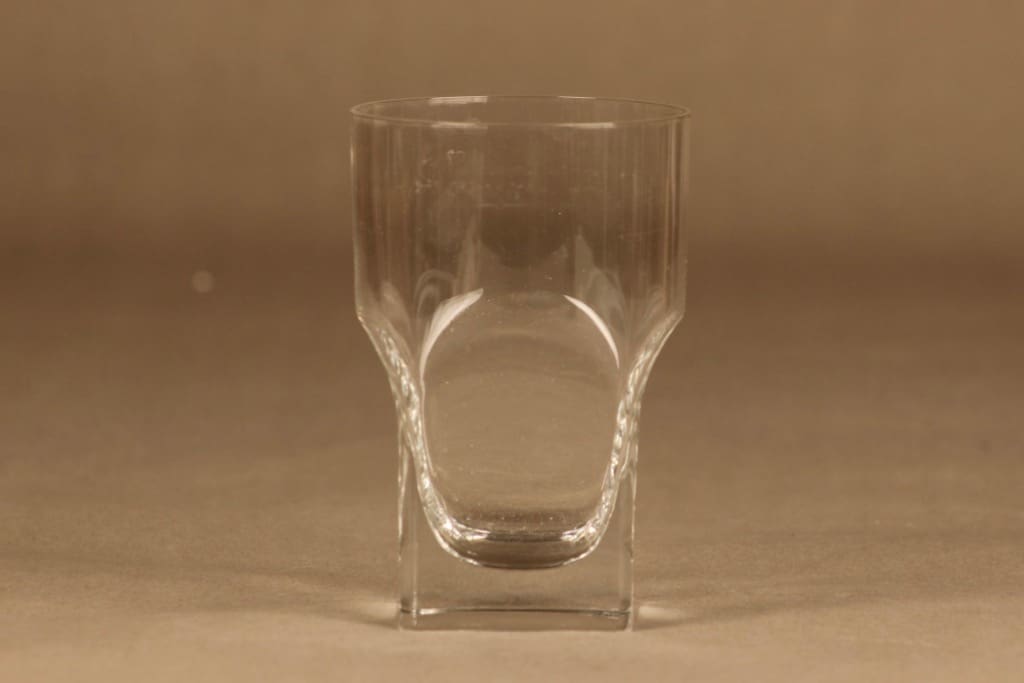 Iittala Geo lasi, kirkas, suunnittelija Ken Benson,