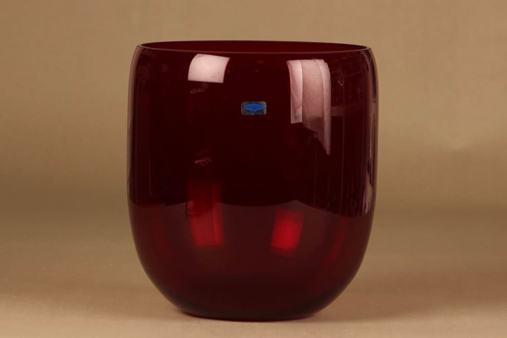 Nuutajärvi Pro Arte bowl, signed, numbered designer Oiva Toikka