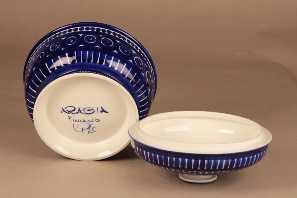 Arabia Valencia terrine, hand-painted designer Ulla Procope 3
