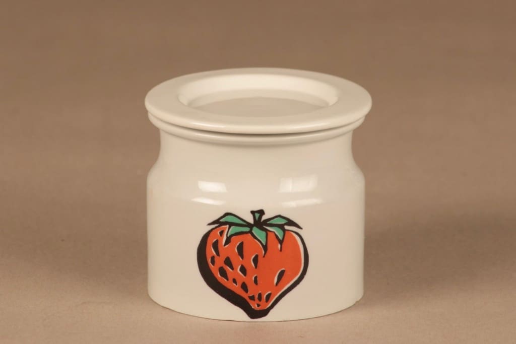 Arabia Tutti Frutti jar Strawberry designer Ulla Procope