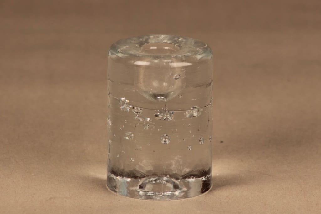 Iittala Arkipelago kynttilänjalka, kirkas, suunnittelija Timo Sarpaneva,