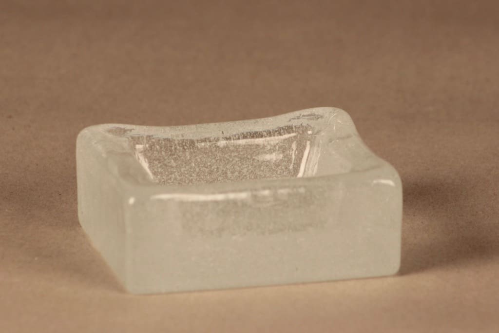 Nuutajärvi Iglu kulho, kirkas, suunnittelija Oiva Toikka,