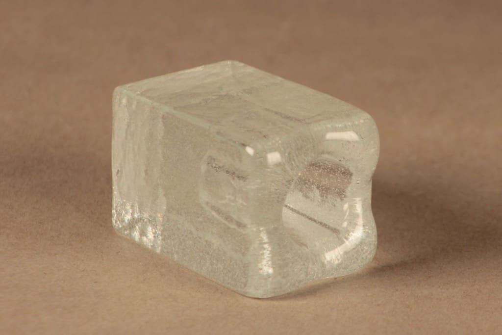 Nuutajärvi Iglu kynttilänjalka, kirkas, suunnittelija Oiva Toikka, kuva 2