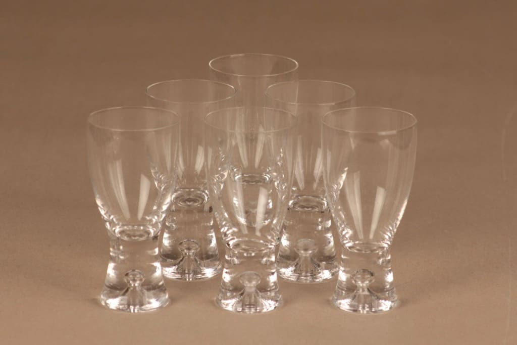 Iittala Tapio väkeväviinilasi, 8 cl, 6 kpl, suunnittelija Tapio Wirkkala, 8 cl