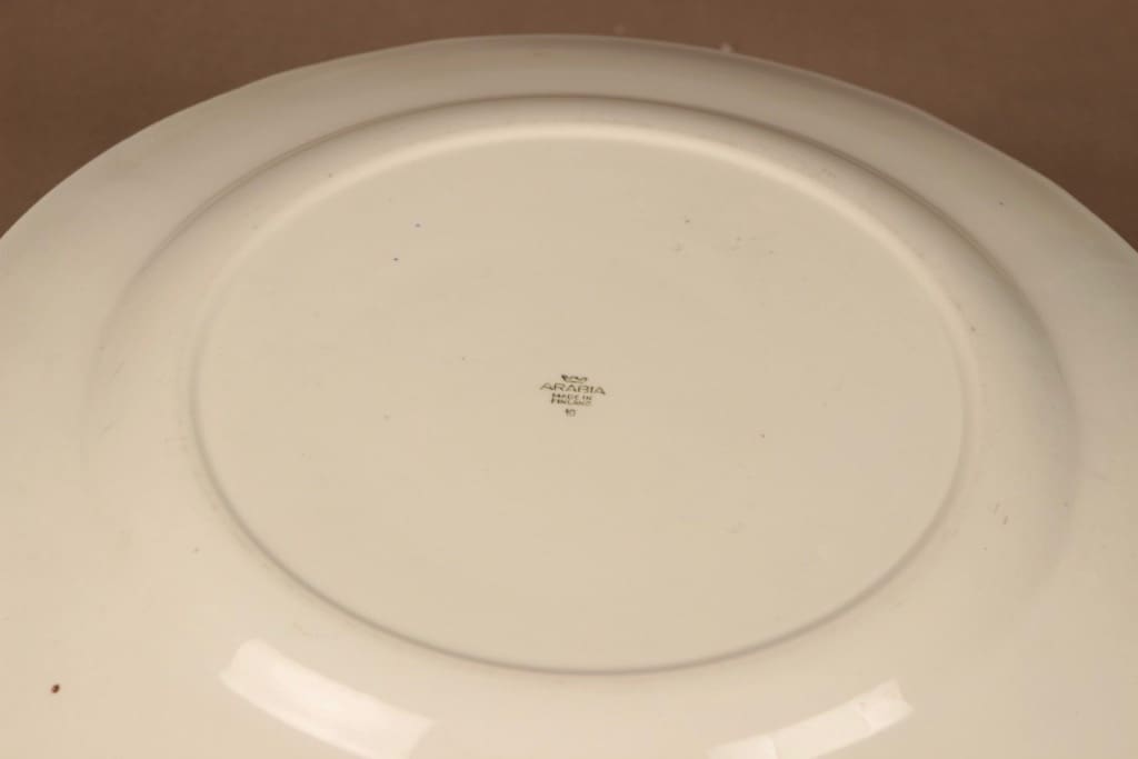 Arabia Suomen kukka tarjoilulautanen, 34.5 cm, suunnittelija Richter Reinhard, 34.5 cm, kukka kuva 3