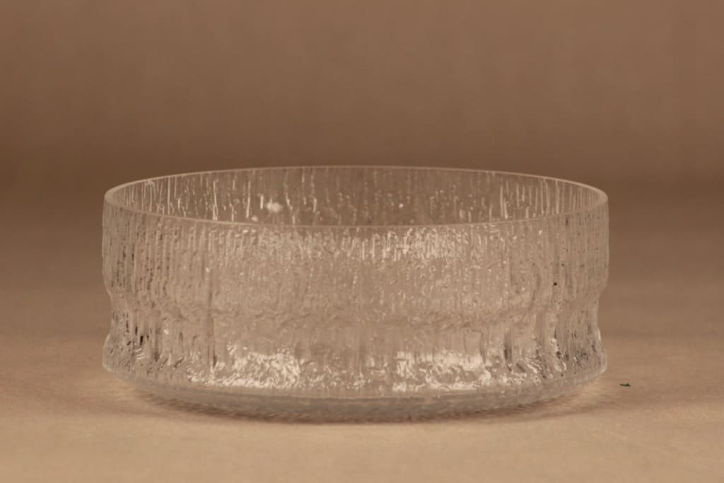 Iittala Paadar tarjoilukulho, kirkas, suunnittelija Tapio Wirkkala,