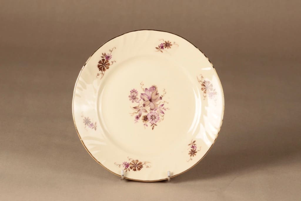 Arabia Raili lautanen, 20 cm, suunnittelija Svea Granlund, 20 cm, kukka