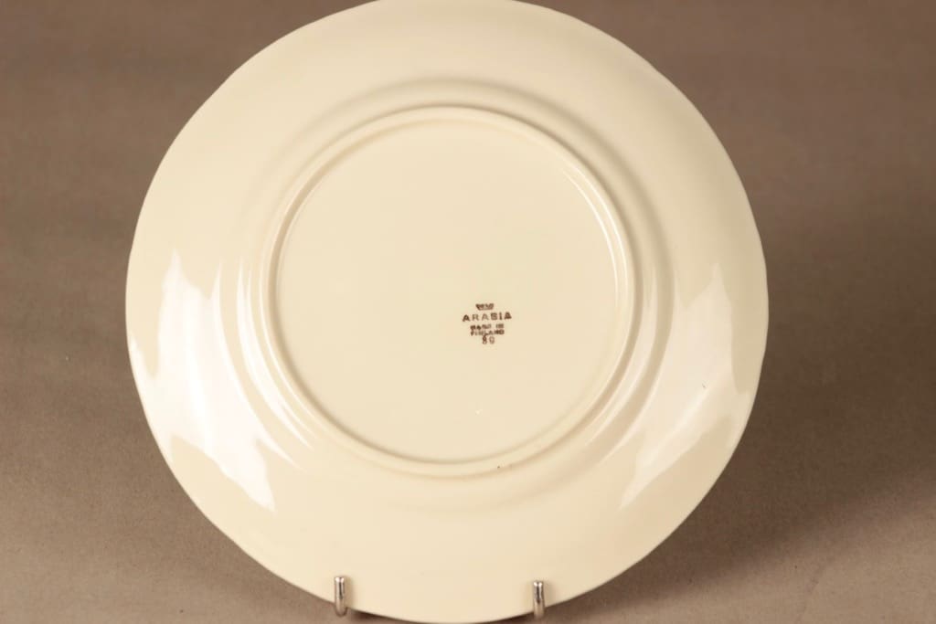 Arabia Raili lautanen, 20 cm, suunnittelija Svea Granlund, 20 cm, kukka kuva 3
