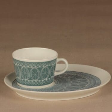 Arabia Susan breakfast set, green designer Gunvor Olin-Grönqvist