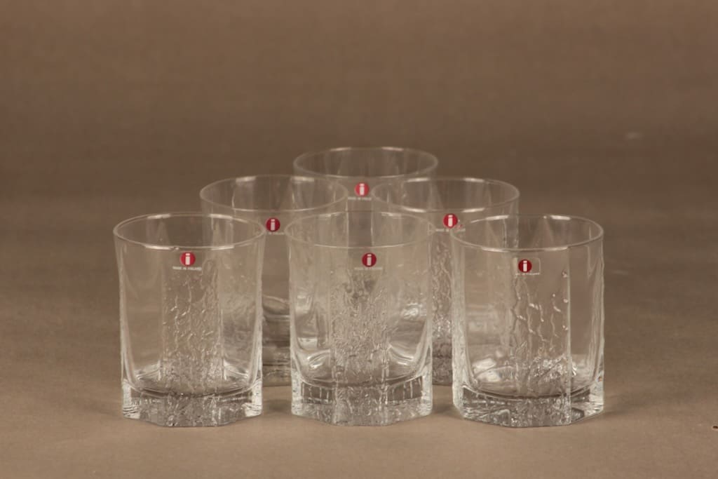 Iittala Kalinka juomalasi, 22 cl, 6 kpl, suunnittelija Tapio Wirkkala, 22 cl